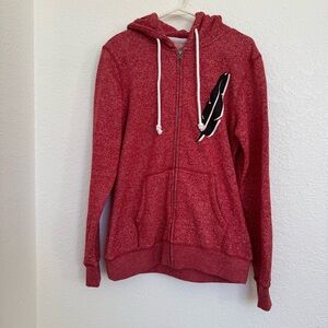 Endure brand Red Hoodie with Feather Design size Large